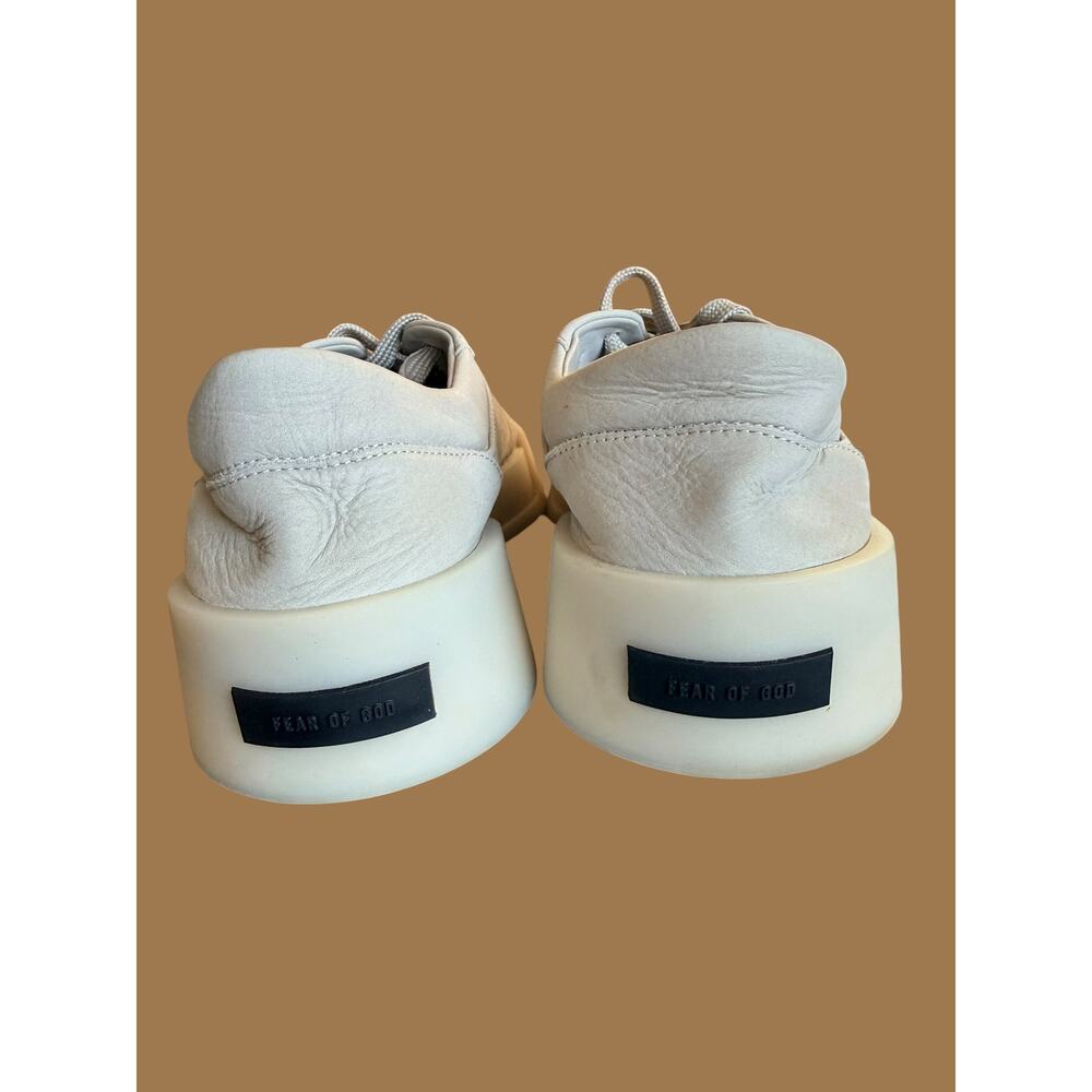 Fear of God 101 Low-Top Suede Sneakers Warm Light Gray Men's 8/41 - Picture 4 of 10